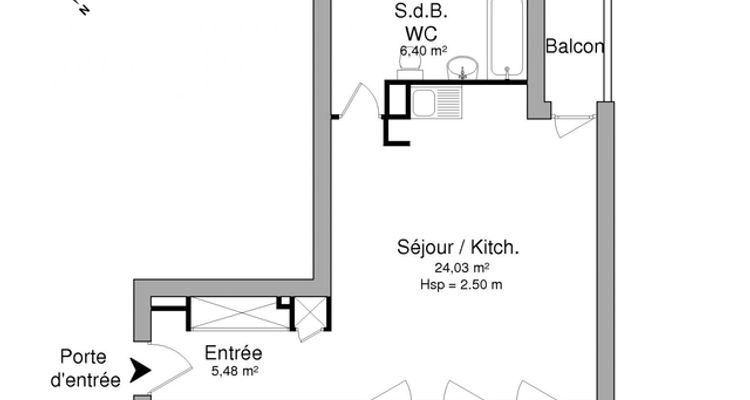 appartement 1 pièce à louer MONTEVRAIN 77144 35.9 m²