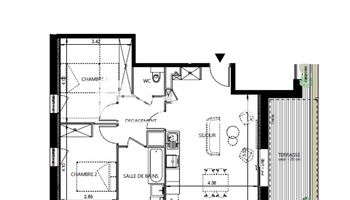 appartement 3 pièces à vendre Toulouse 31500 75.7 m²