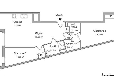 appartement 3 pièces à louer BORDEAUX 33000 73.2 m²