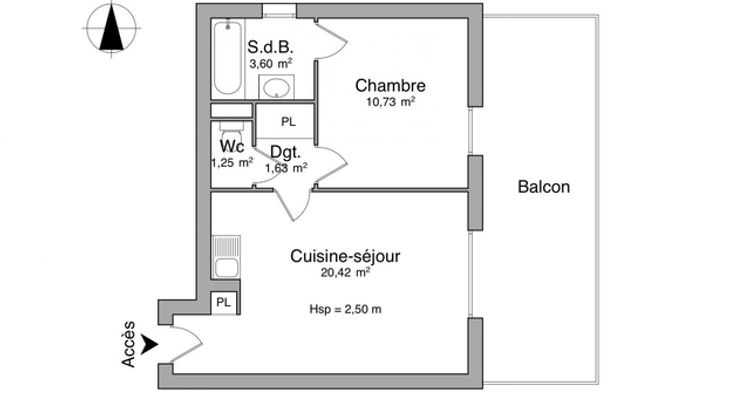 appartement 2 pièces à louer ISTRES 13800 37.6 m²