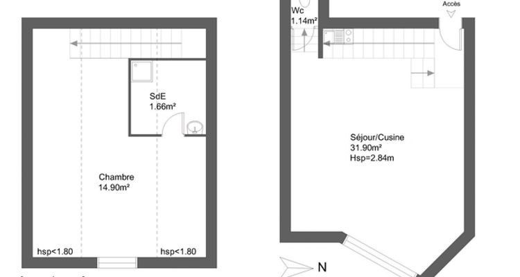 appartement 2 pièces à louer AMIENS 80000 49.6 m²