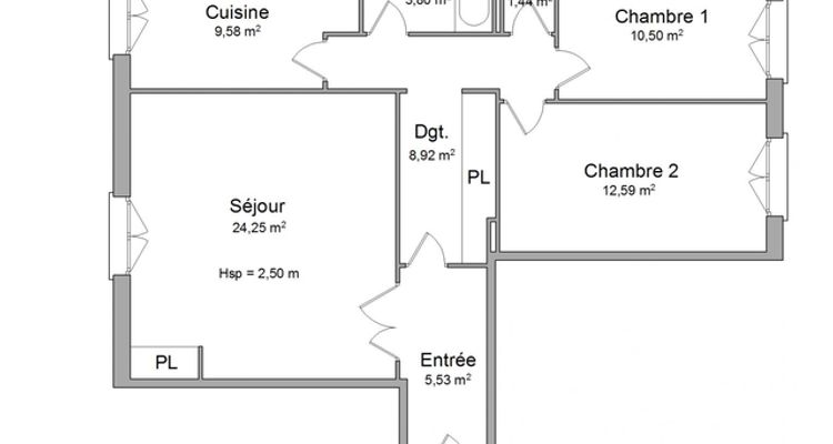 appartement 3 pièces à louer MEUDON 92190 76.6 m²