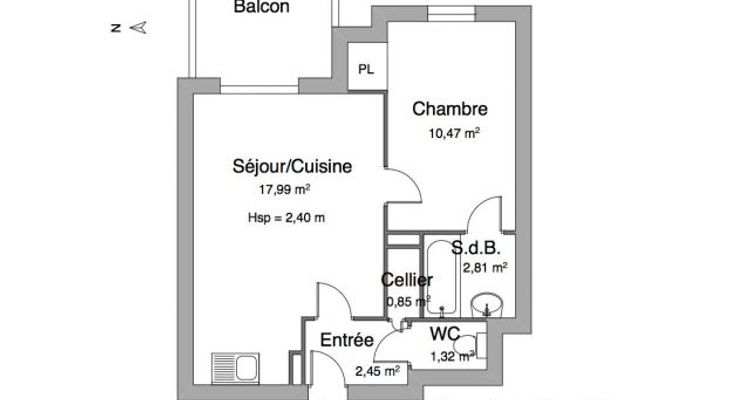 appartement 1 pièce à louer EPINAL 88000 35.89 m²