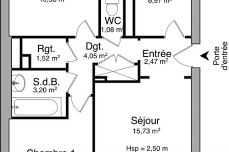 appartement 3 pièces à louer DIJON 21000 55.9 m²