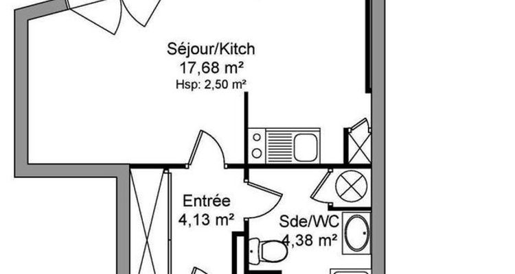 appartement 1 pièce à louer CHATILLON 92320 26.2 m²