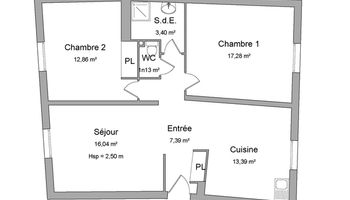 appartement 3 pièces à louer NANCY 54000 71.5 m²