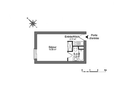 appartement 1 pièce à louer VILLERS-LES-NANCY 54600 20.4 m²