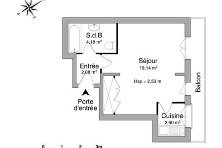 Appartement a louer antony - 1 pièce(s) - 28 m2 - Surfyn