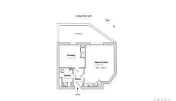 appartement 2 pièces à louer BORDEAUX 33300 44.18 m²