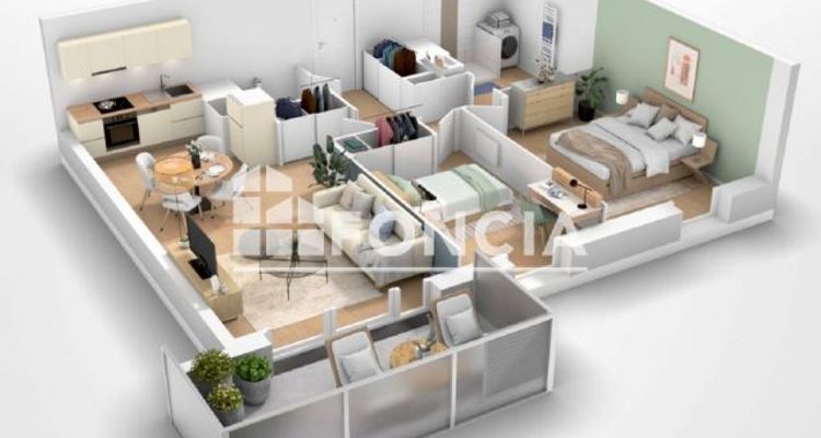 appartement 3 pièces à vendre BLAINVILLE SUR ORNE 14550 63.35 m²