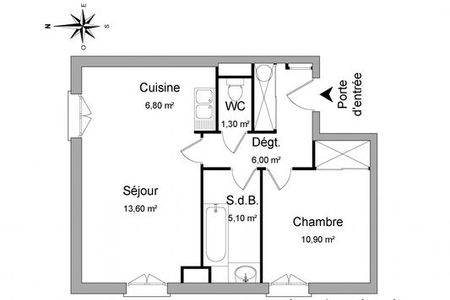 Vue n°3 Appartement 2 pièces à louer - AVIGNON (84000) - 43.7 m²