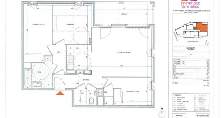 appartement 4 pièces à louer L ISLE D ABEAU 38080 79.9 m²