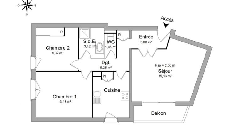 appartement 3 pièces à louer SAINT AVOLD 57500 64 m²