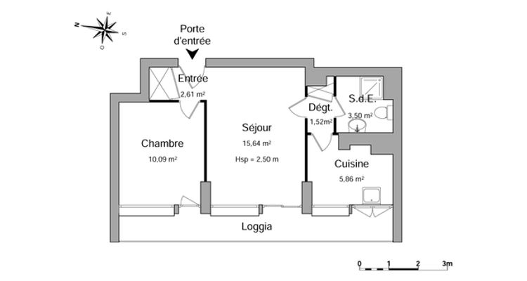 appartement-meuble 2 pièces à louer MARSEILLE 9ᵉ 13009 39.2 m²