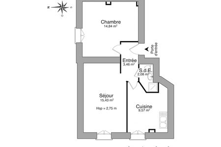 appartement 2 pièces à louer LYON 3ᵉ 69003 45.4 m²