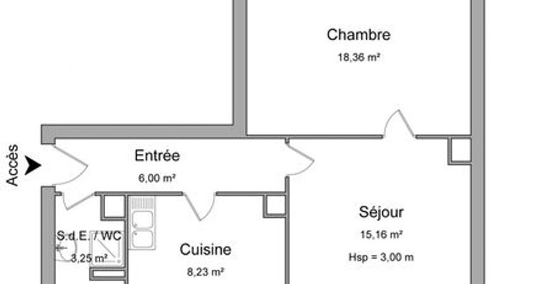 appartement 2 pièces à louer STRASBOURG 67000 51 m²