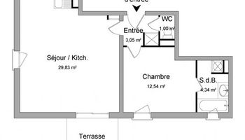 appartement 2 pièces à louer SARZEAU 56370 50.76 m²