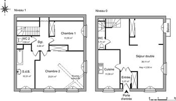 appartement 4 pièces à louer ST JEAN BONNEFONDS 42650 106.1 m²