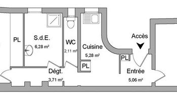 appartement 2 pièces à louer PARIS 10ᵉ 75010 51.89 m²