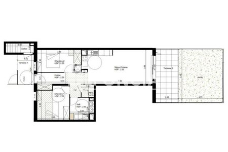 Vue n°2 Appartement 3 pièces à vendre - MONTPELLIER (34000) - 66.39 m²