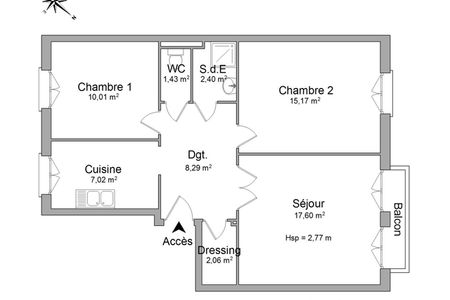 appartement 3 pièces à louer BREST 29200 63.8 m²
