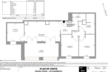 Vue n°2 Appartement 4 pièces T4 F4 à louer - Montfavet (84140)
