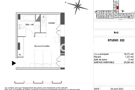 Vue n°2 Studio T1 F1 à vendre - Toulouse (31000)