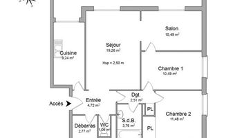 appartement 4 pièces à louer DRAVEIL 91210 75.81 m²