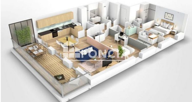 appartement 4 pièces à vendre TOULOUSE 31300 88.7 m²