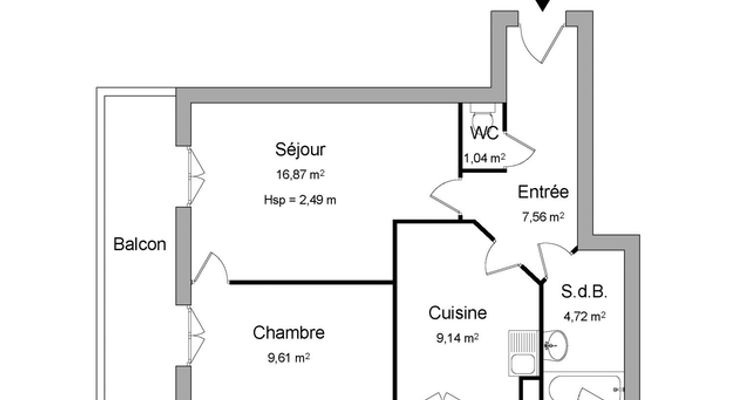 appartement 2 pièces à louer PREVESSIN MOENS 01280 48.9 m²