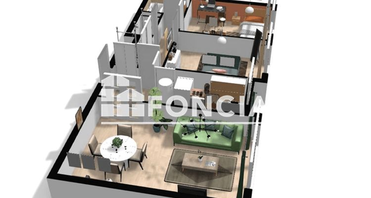 appartement 3 pièces à vendre MONTROUGE 92120 65.52 m²