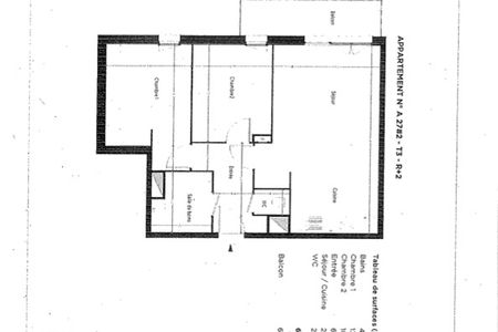 Vue n°3 Appartement 3 pièces T3 F3 à louer - Lens (62300)