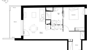 appartement 2 pièces à vendre TOULOUSE 31300 47.53 m²