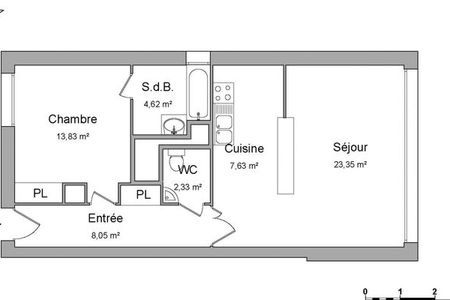 Vue n°2 Appartement 2 pièces à louer - Dijon (21000) 650,08 €/mois cc