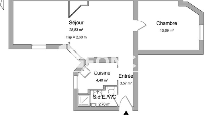 Appartement a vendre paris-15e-arrondissement - 3 pièce(s) - 53.35 m2 - Surfyn