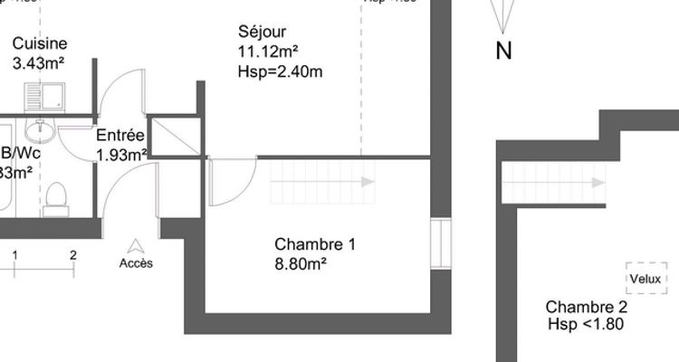 appartement 2 pièces à louer STRASBOURG NEUDORF 67100 27.6 m²