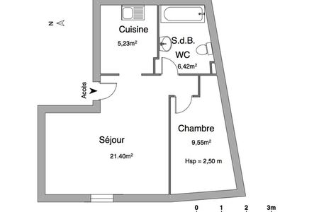appartement 2 pièces à louer DREUX 28100 42.7 m²