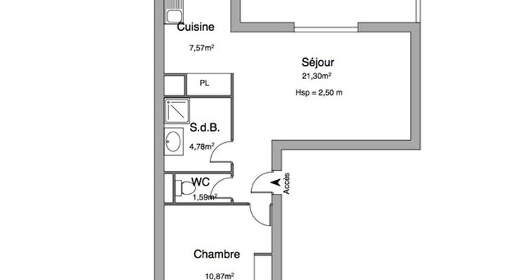 appartement 2 pièces à louer MONTUSSAN 33450 46.1 m²