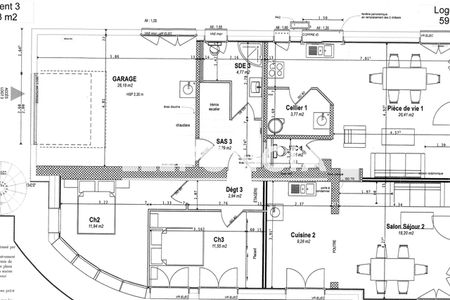 Vue n°2 Appartement 3 pièces T3 F3 à vendre - Bretignolles-sur-mer (85470)