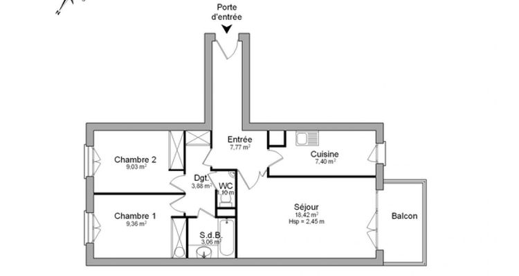 appartement 3 pièces à louer MEAUX 77100 60 m²