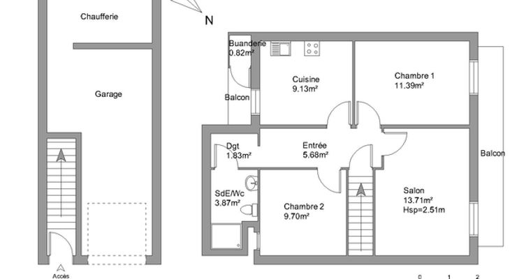appartement 3 pièces à louer ARLES 13200 56.1 m²