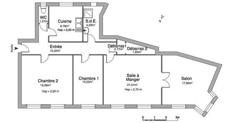 appartement 4 pièces à louer STRASBOURG NEUDORF 67100 95.21 m²