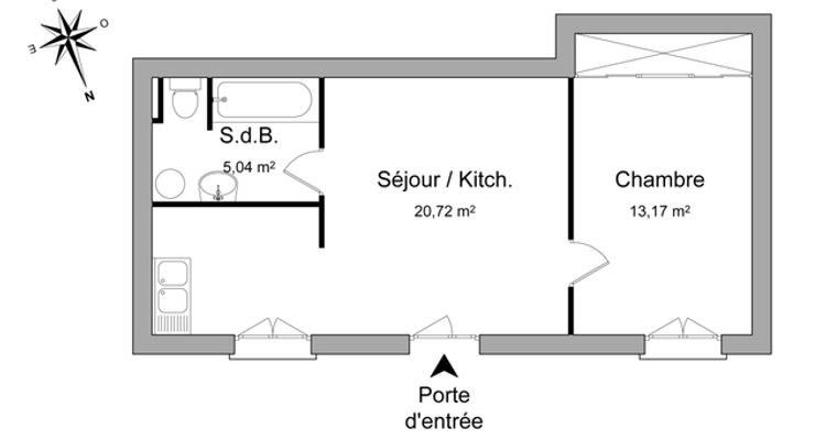 appartement 2 pièces à louer PLOEMEUR 56270