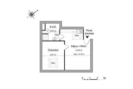 appartement 2 pièces à louer NANCY 54000 19.2 m²