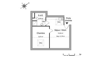 appartement 2 pièces à louer NANCY 54000 19.2 m²