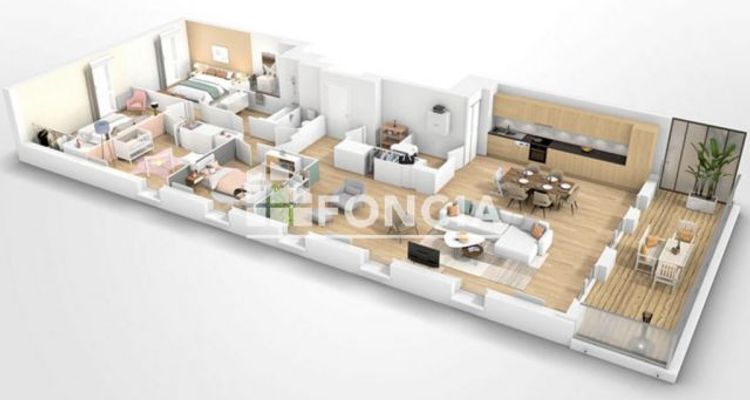 Vue n°1 Appartement 5 pièces à vendre - TOULOUSE (31300) - 135.3 m²