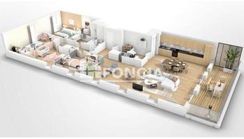 appartement 5 pièces à vendre TOULOUSE 31300 135.3 m²