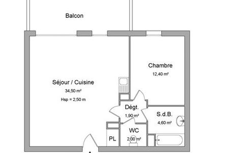 appartement 2 pièces à louer SAINT GENIS POUILLY 01630 55.4 m²