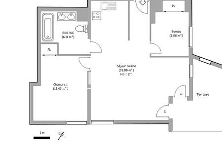 Vue n°3 Appartement 3 pièces à vendre - Montpellier (34000) 252 000 €