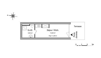 appartement 1 pièce à louer VANNES 56000 19.5 m²